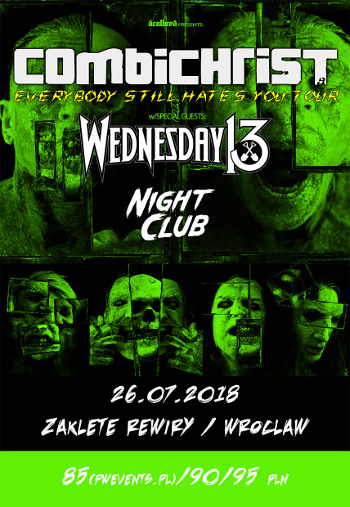 COMBICHRIST + Wednesday 13, Night Club