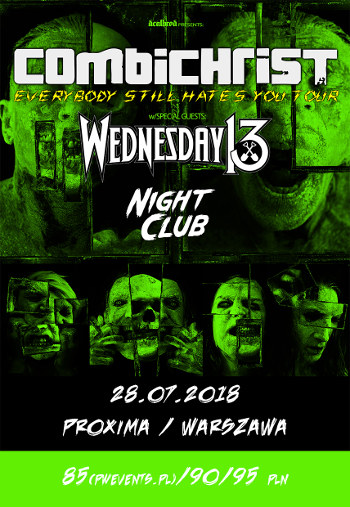 COMBICHRIST + Wednesday 13, Night Club