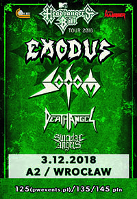 SODOM + Death Angel + Suicidal Angels