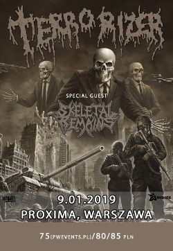 TERRORIZER + SKELETAL REMAINS