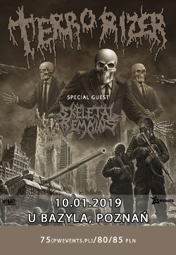 TERRORIZER + SKELETAL REMAINS